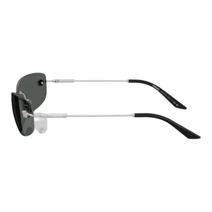 VERSACE Rectangle Frame Sunglasses-5