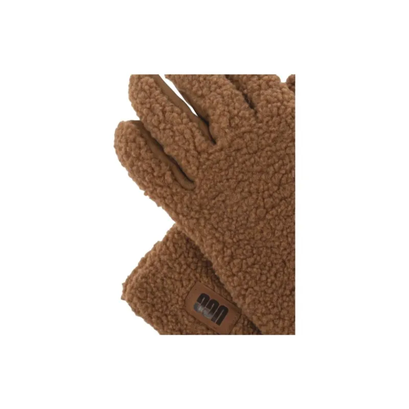 UGG UGGfluff Logo Patch Gloves-4