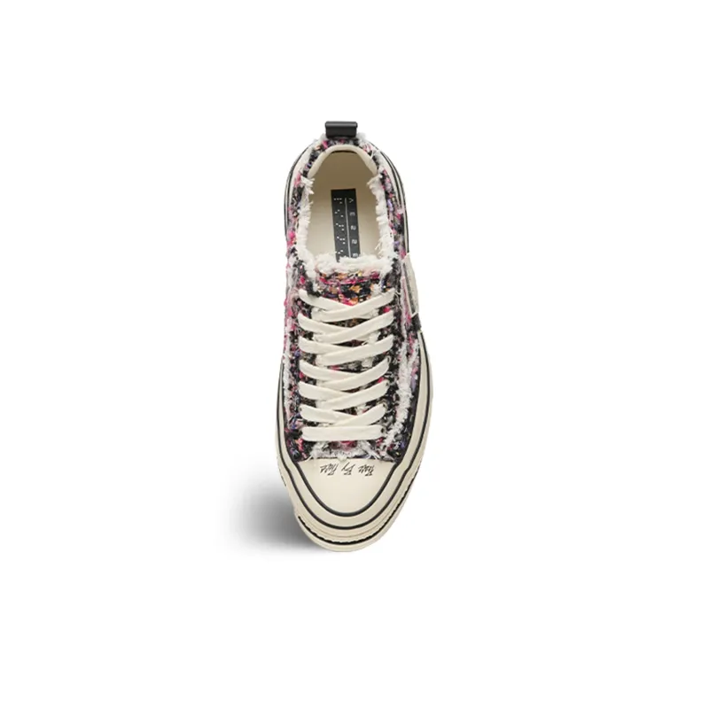 VESSEL Double Side Label Low Top Height Increasing Coverage Low Top Unisex Black Red-3