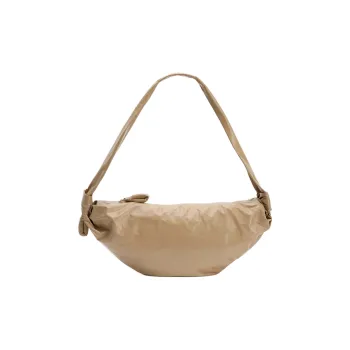 Lemaire Cow Leather Croissant Bag Shoulder Bag Medium Size Unisex Fennel Seed