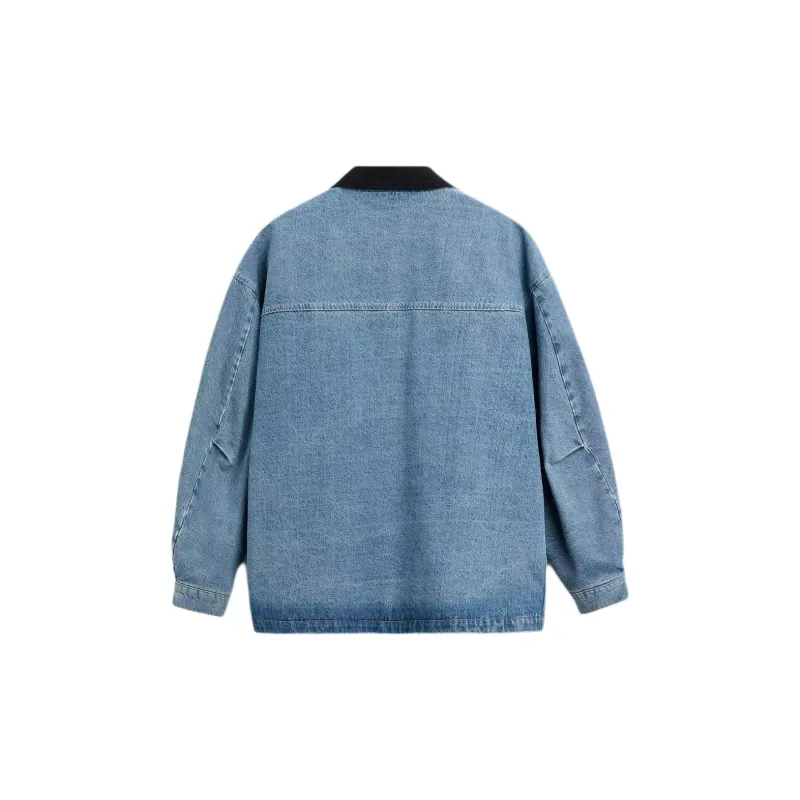 ZARA Denim Jacket Men's Sea Blue-1