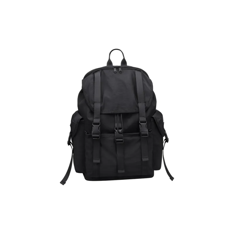 V.NINE Fabric Backpack Regular Unisex Khaki/Obsidian Black-8