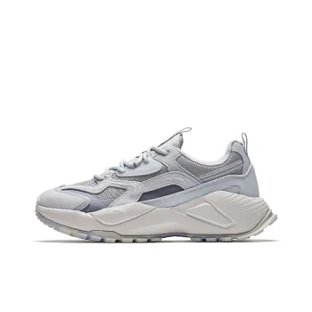 CHAOJIANTA Slip Resistant Height Increasing Low Top Chunky Sneakers Men's Gray