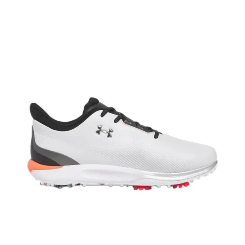 Under Armour Drive Fade Waterproof And Breathable Low Top Golf Shoes Men's Gray Black-2