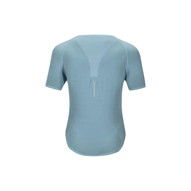 DECATHLON Raglan Sleeve T Shirt Women's Washed Denim Blue-1