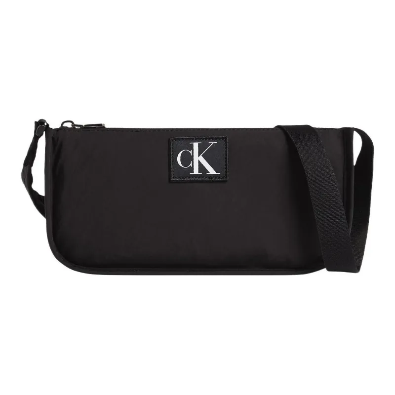 CALVIN KLEIN Recycled Nylon Crossbody Bag, Shoulder Bag Regular Women's Black-0