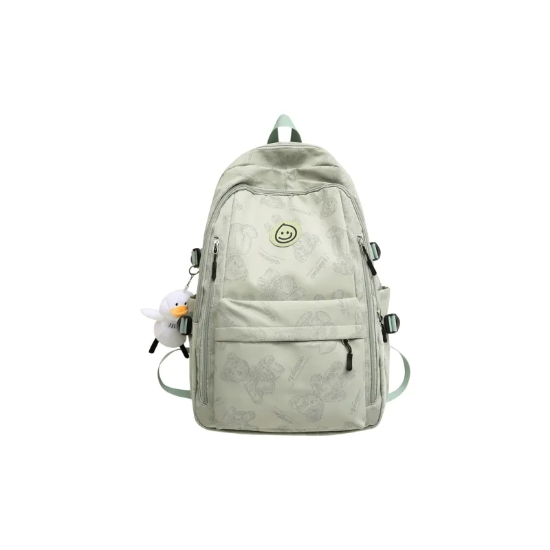 Yalu Nylon Backpack Regular Unisex Multicolor-24