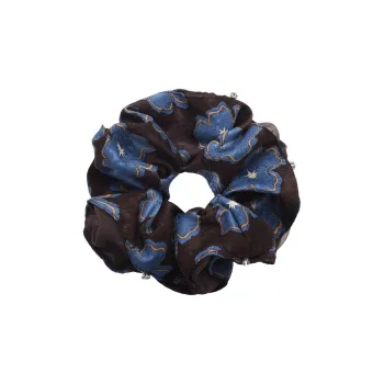 ROYALSASA Polyester, Faux Crystal Hair Tie Women's