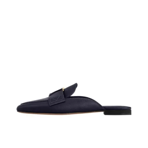 LOUIS VUITTON Capri Wrap-toe Slippers Women's Blue