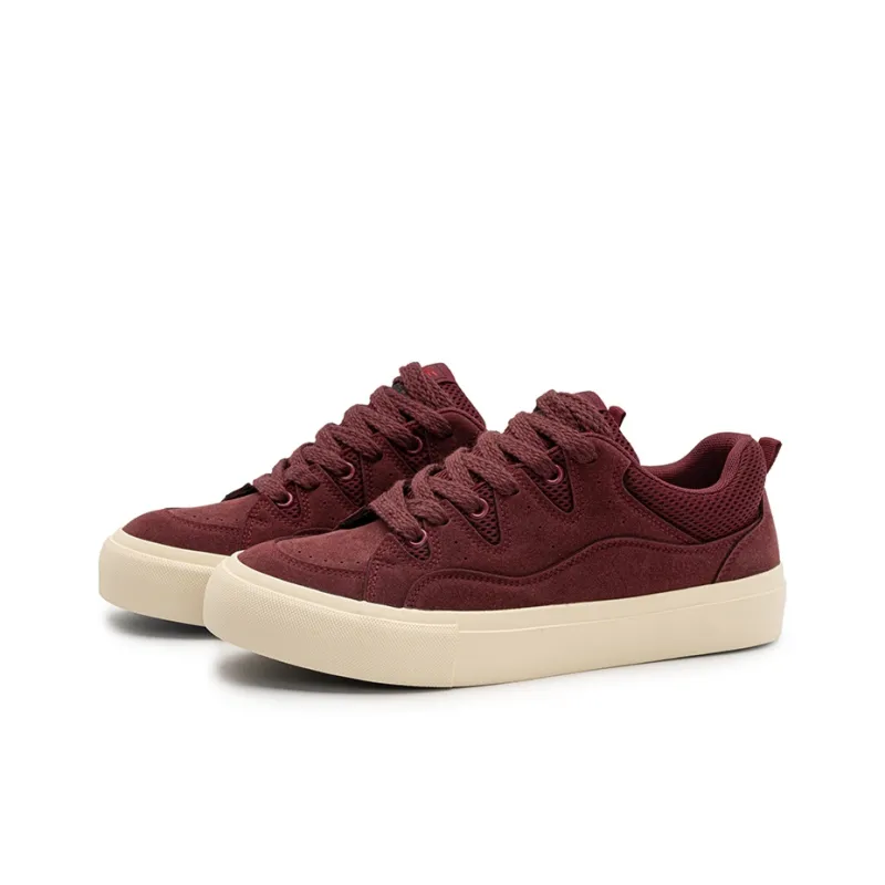 N6K8 Anti Slip Wear Resistant Low Top Skateboard Shoes Men's-7