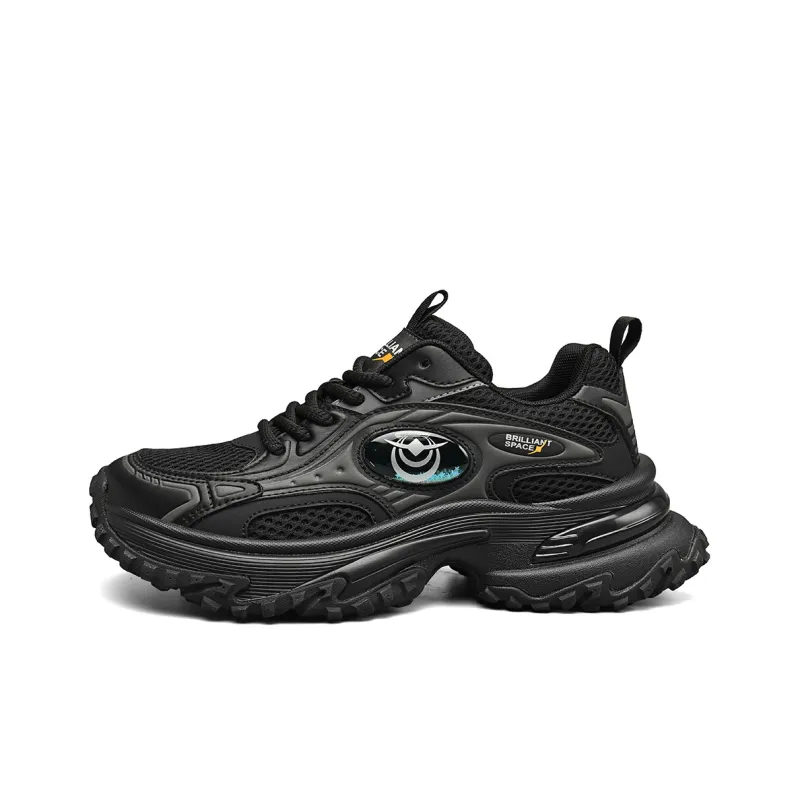 HLA Sparkling Space Low-Top Chunky Sneakers Men's-0