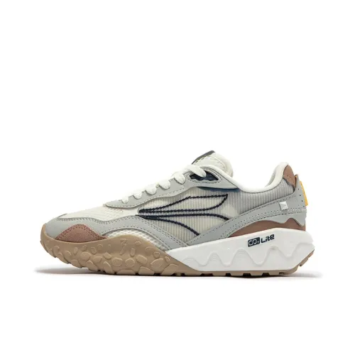 361° Anti Slip Wear Resistant Low Top Casual Shoes Women's Greige
