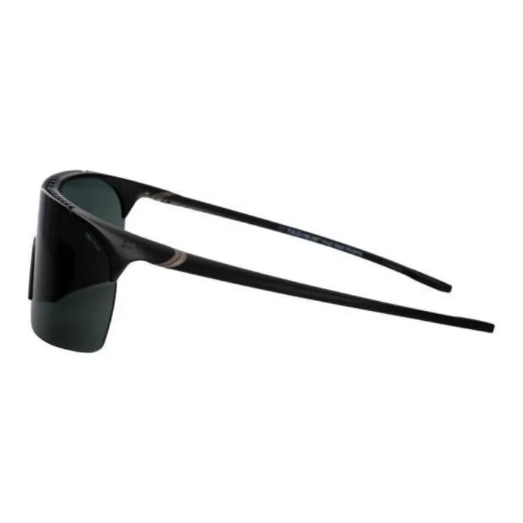 TAG HEUER Injection Molded Irregular Shape Sunglasses Unisex Black-2