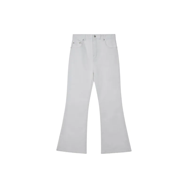 Rest&Recreation SS25 WIDE FLARE JEANS Women's White/White-1