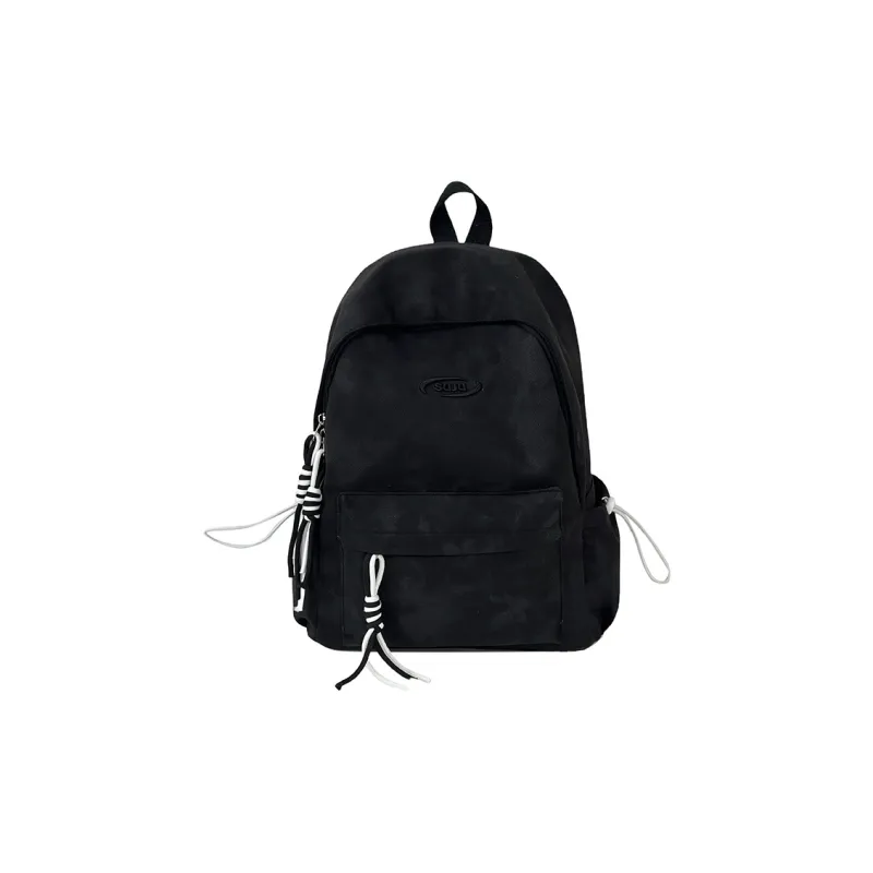 KAMLUI Nylon Backpack Regular Unisex Ecru/Black/Burgundy/Green-7