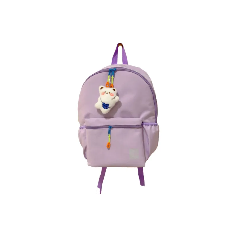 URBAN FOREST Polyester Backpack Unisex White/Black/Purple/Green/Blue-8