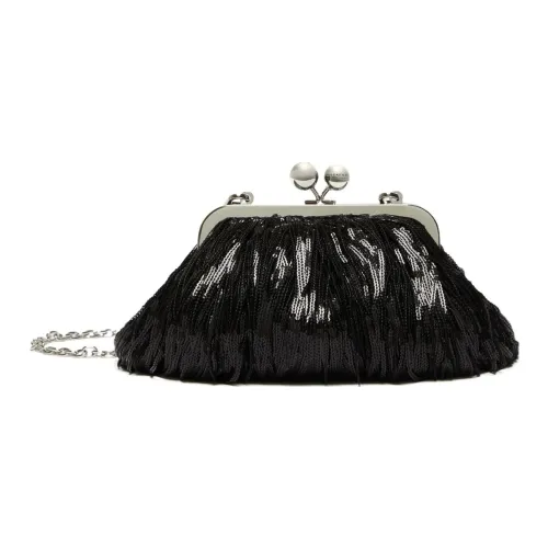 WEEKEND MaxMara Polyester Handheld Shoulder Bag Women's Black