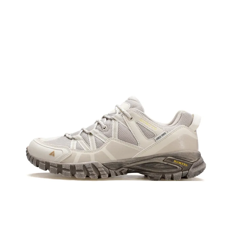 HUMTTO Abrasion Resistant Support Grip Low Top Hiking Shoes Unisex Wind Sand Yellow-0