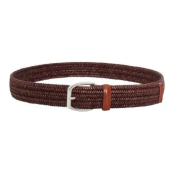 Orciani Wide Braided Belt