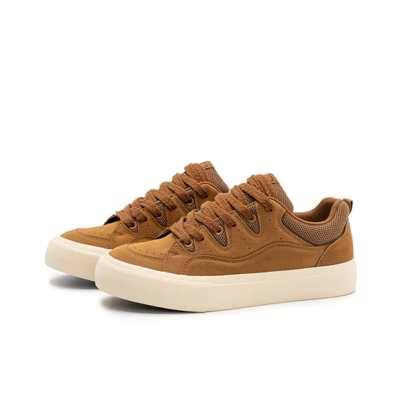 N6K8 Anti Slip Wear Resistant Low Top Skateboard Shoes Men's-22
