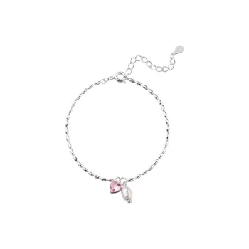 Heart Grass S925 Silver Bracelets Women's