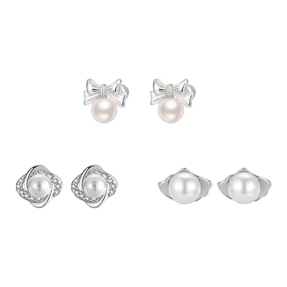 NAME.S S999 Fine Silver Stud Earrings Women's-9