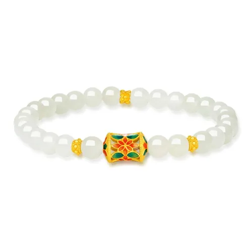 ZXIN JEWELRY Hetian Jade Bracelets White Jade Women's