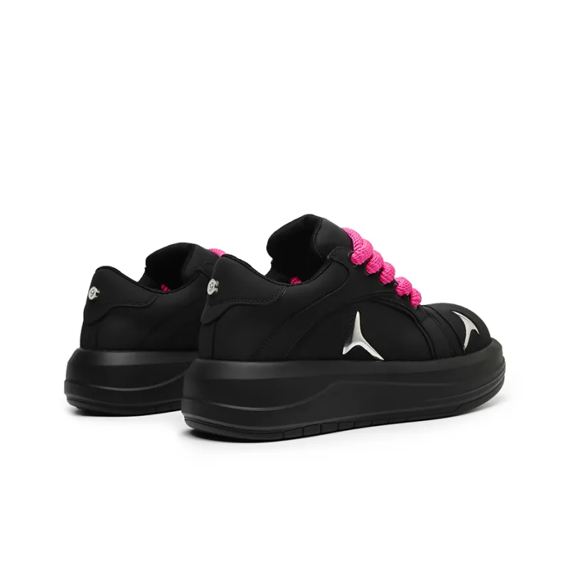 Angelmi Slip Resistant And Abrasion Resistant Coverage Low Top Casual Shoes Unisex Black-4
