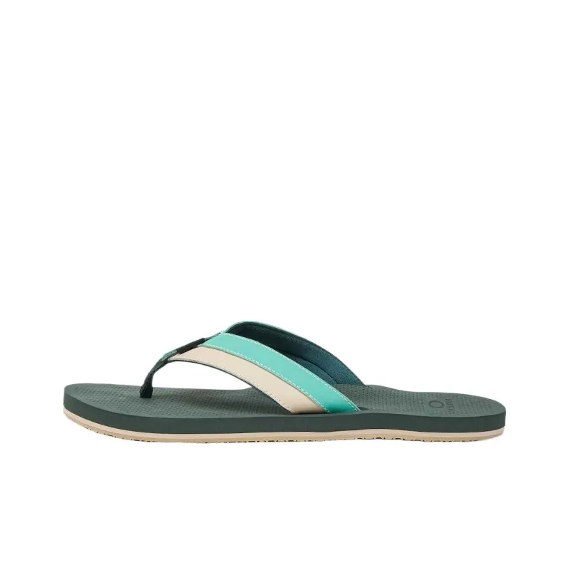 Oakley Slip-Resistant Quick Dry Flip Flops Men's Green-0