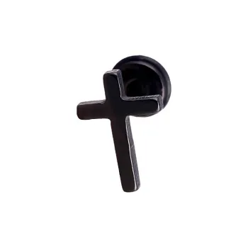 QIANFANGDAHUANGYE Titanium Steel Stud Earrings Men's