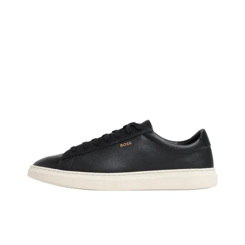 HUGO BOSS Low Top Skateboard Shoes Men's Black