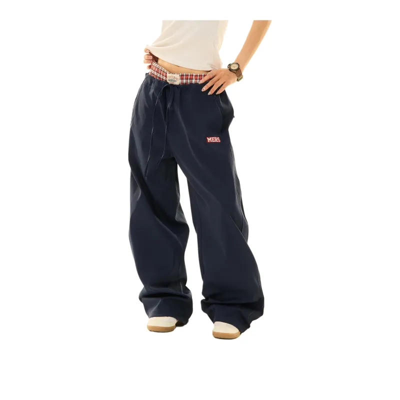 WELTER EXPERIMENT Loose Fit Luxury Streetwear Trendy Brand Casual Pants Unisex-0