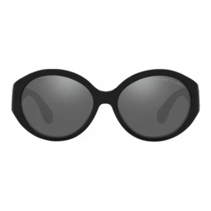 Ralph Lauren Plastic Oval Sunglasses Women's Black-1