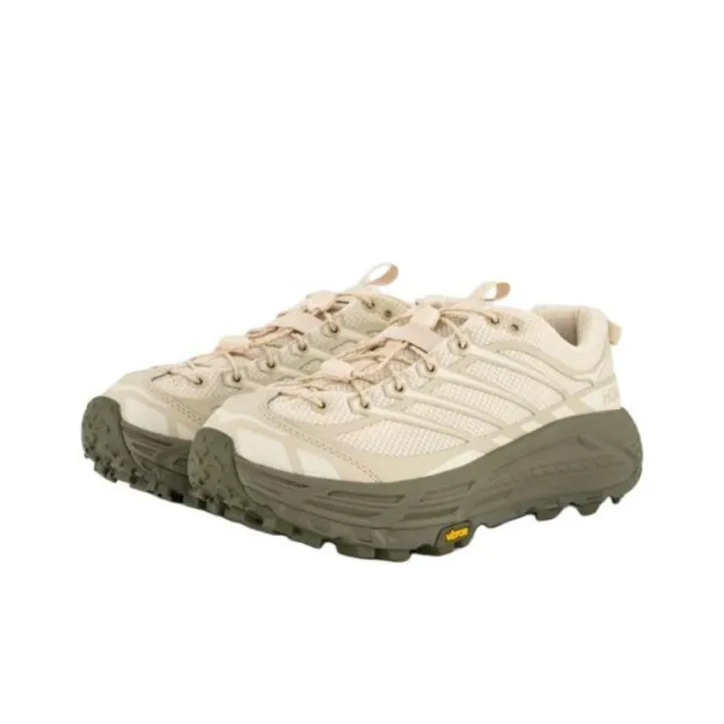 HOKA ONE ONE Mafate Three 2 Anti Slip Wear Resistant Low Top Running Shoes Unisex Beige-3