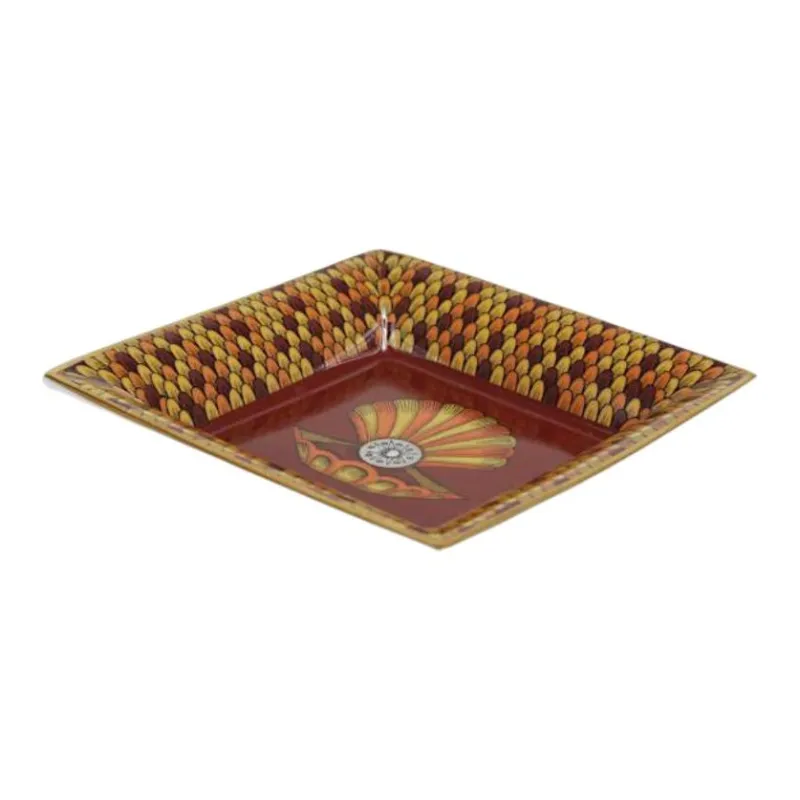La DOUBLEJ. Porcelain Ashtrays Yellow 10*10cm-2