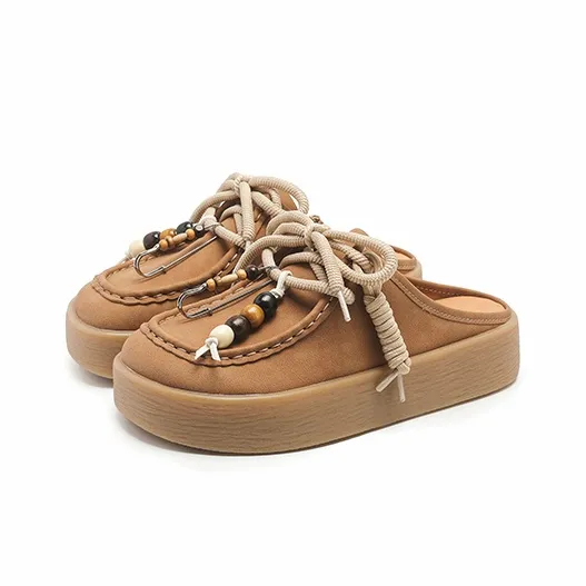 AITA Rubber Sole Closed Toe Slippers Women's-7