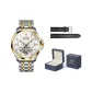 Men's Steel Band White Dial