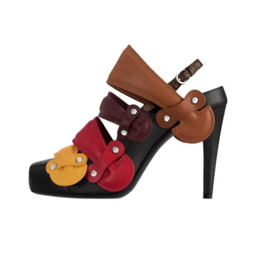 LOUIS VUITTON Legacy Slim Heel High Heels 9cm Women's Multicolor