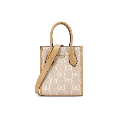 Crocodile PVC Trunk Bag Tote Small Square Bag Crossbody Bag Sheet Music Bag Shoulder Bag Handbag Women's Khaki/Caramel