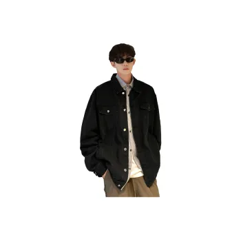 F3ML Denim Jacket Unisex Vintage Black