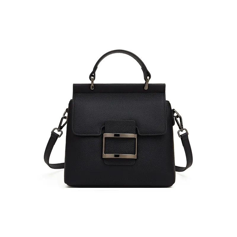 Old Man's Head Synthetic Leather Shoulder Bag Crossbody Bag Handbag Women's Black/Gray-7