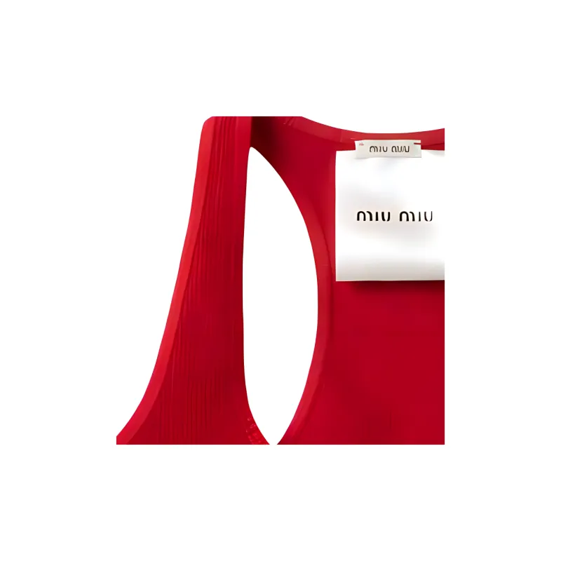 MIU MIU SS25 Tank Top Women's Red-2