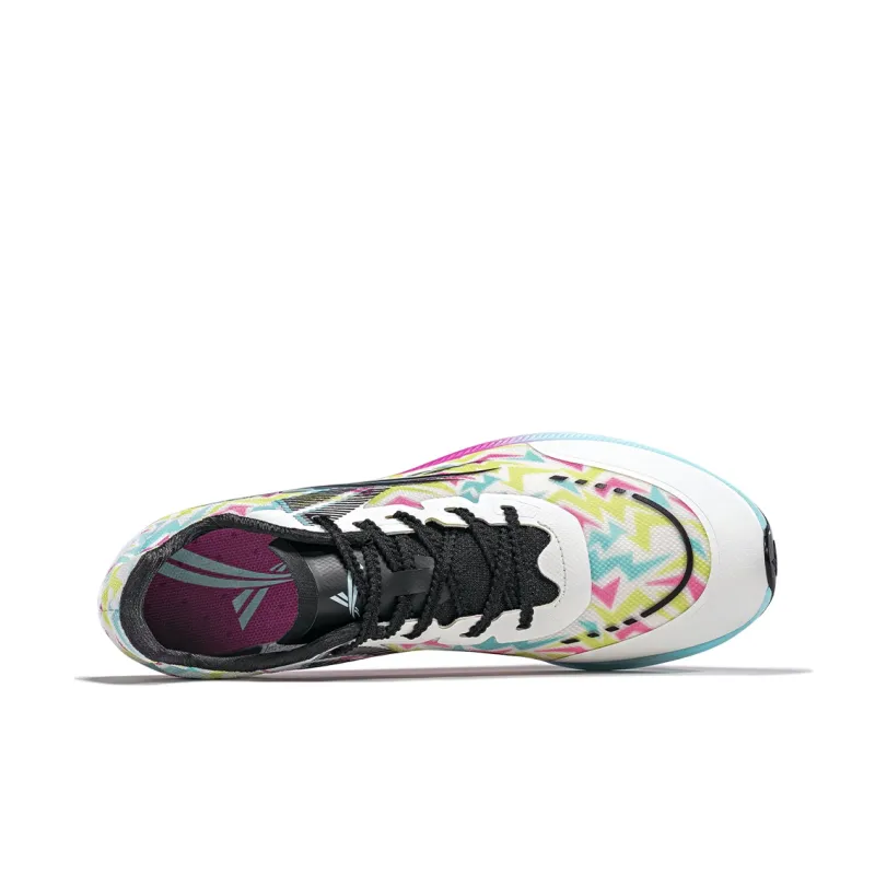Volanti 911 Black Lightning Running Shoes Unisex Low Top White-5