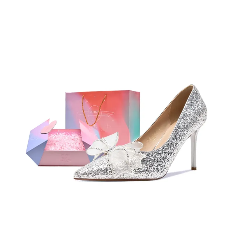 ZHR Slim Heel High Heels 8cm Women's-0