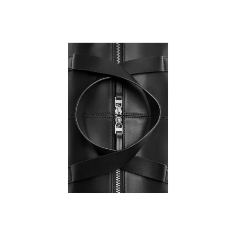 ZARA Cow Leather Travel Bag Men's Black-3