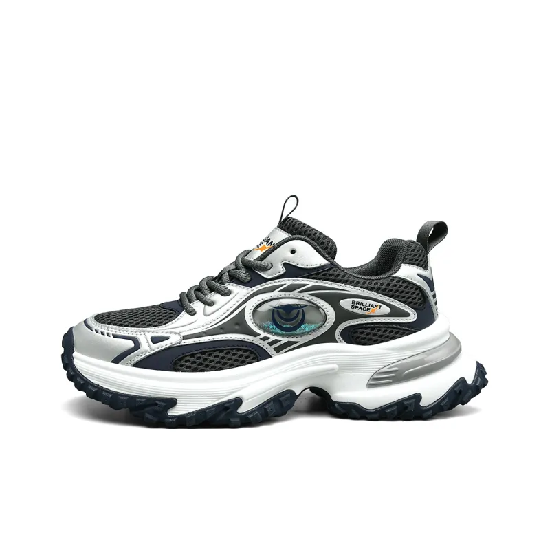 HLA Sparkling Space Low-Top Chunky Sneakers Men's-5