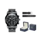 Black Steel All Black Six Hands