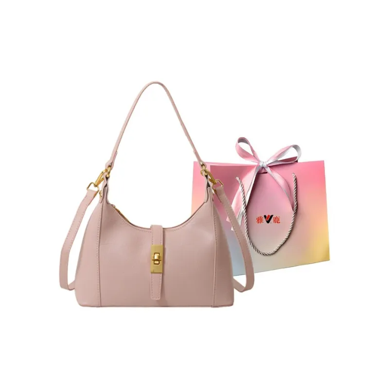 Yalu PU One Shoulder Handbag Crossbody Bag Regular Women's White/Pink/Green/Khaki/Black/Dark Khaki-8