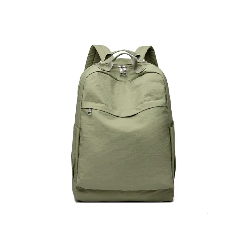MingLu Nylon Backpack Unisex Khaki/Yellow/Black/Green-10