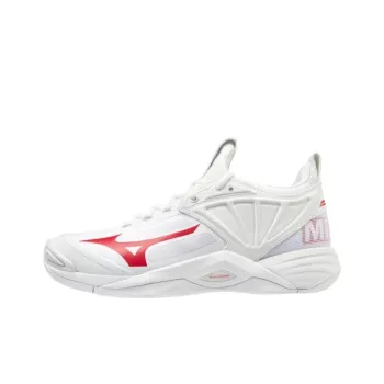 Mizuno Wave Momentum 2 Low-Top Training Shoes Women's White Red